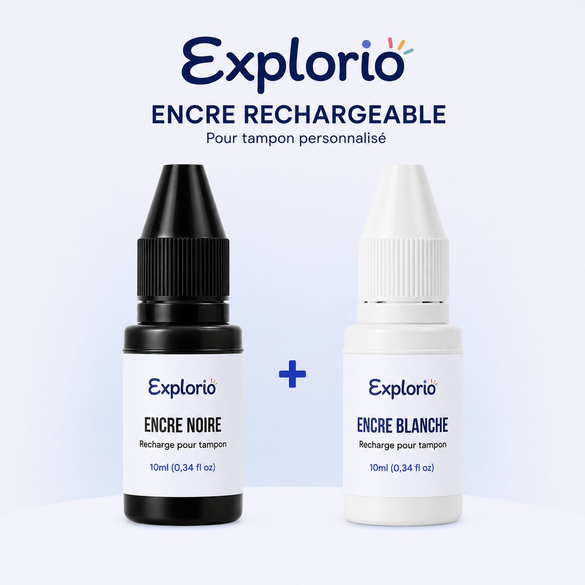 Recharge d'encre noire + blanche — Tampon Magique