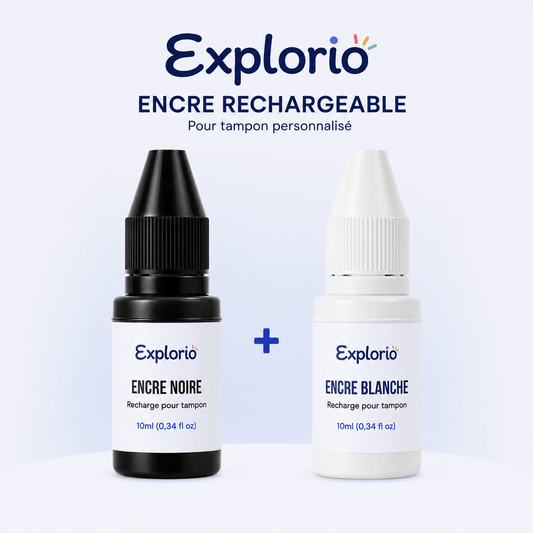 Recharge d'encre noire + blanche — Tampon Magique
