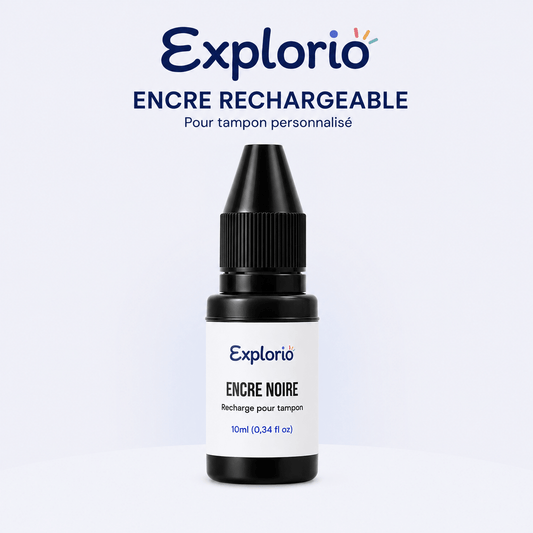Recharge d'encre noire — Tampon Magique